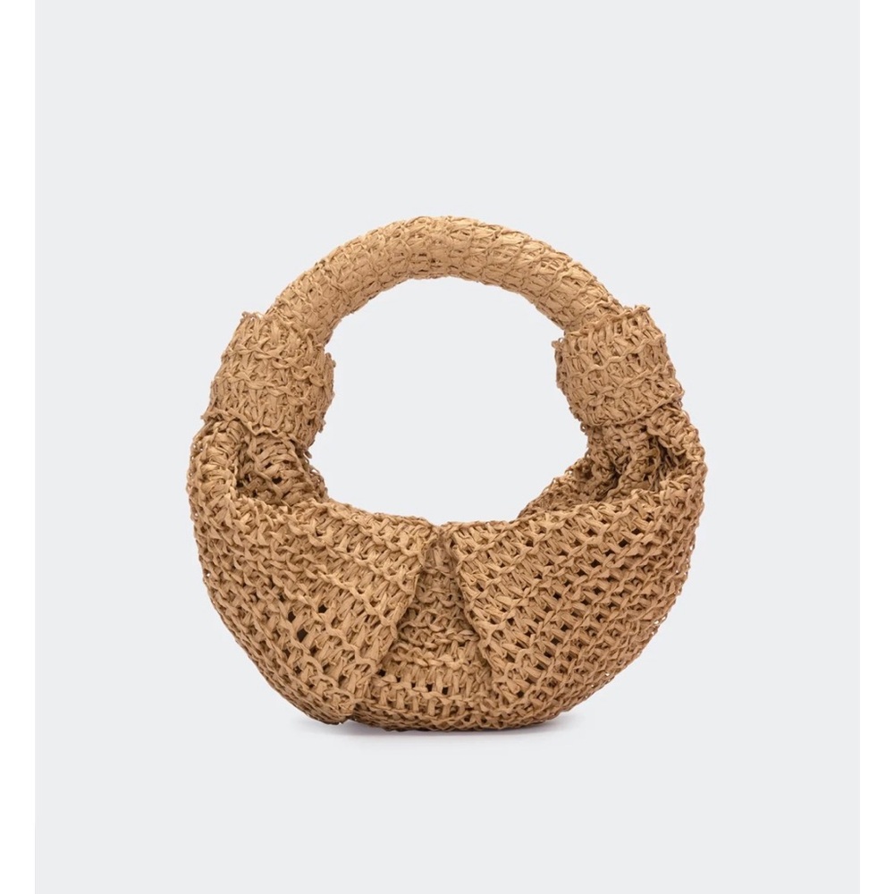 Simon Miller raffia lopsy bag